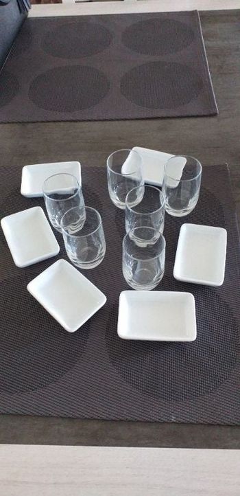 Lot verrines deux modèles