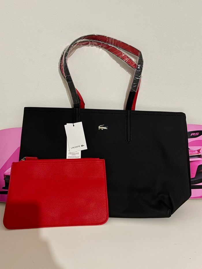 ✨ Superbe Sac Lacoste + Pochette – Neufs ✨