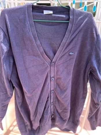 Gilet bleu marine Lacoste taille 7 XXL
