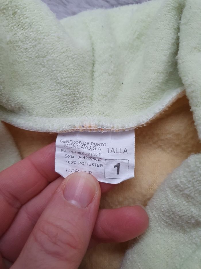 Peignoir jaune et vert 12-24 mois - photo numéro 6