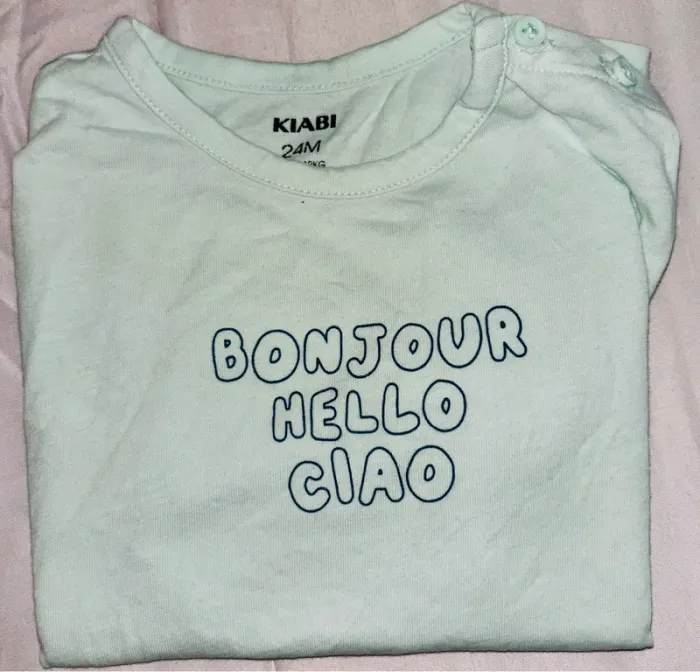 TEE shirt manches courtes 24 mois