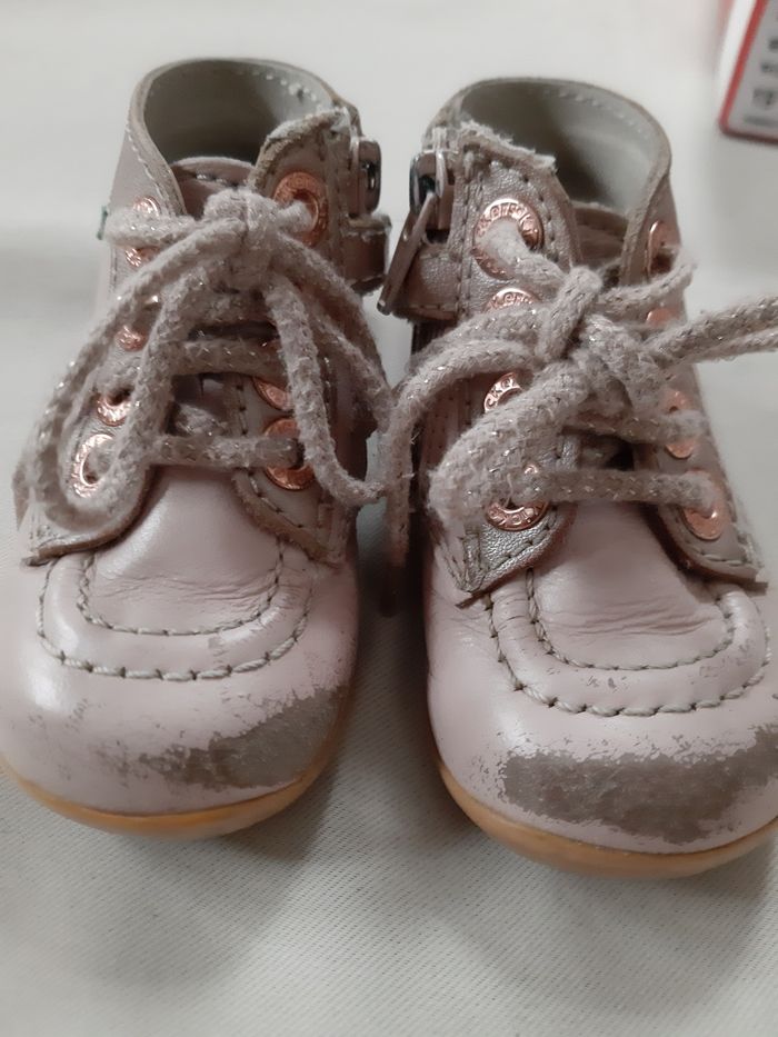 Chaussures premiers pas fille - Kickers - 19 - photo numéro 2
