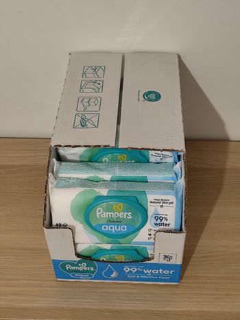 1 carton de lingettes pampers 