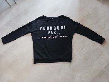Pull ou sweat noir Taille M Mim