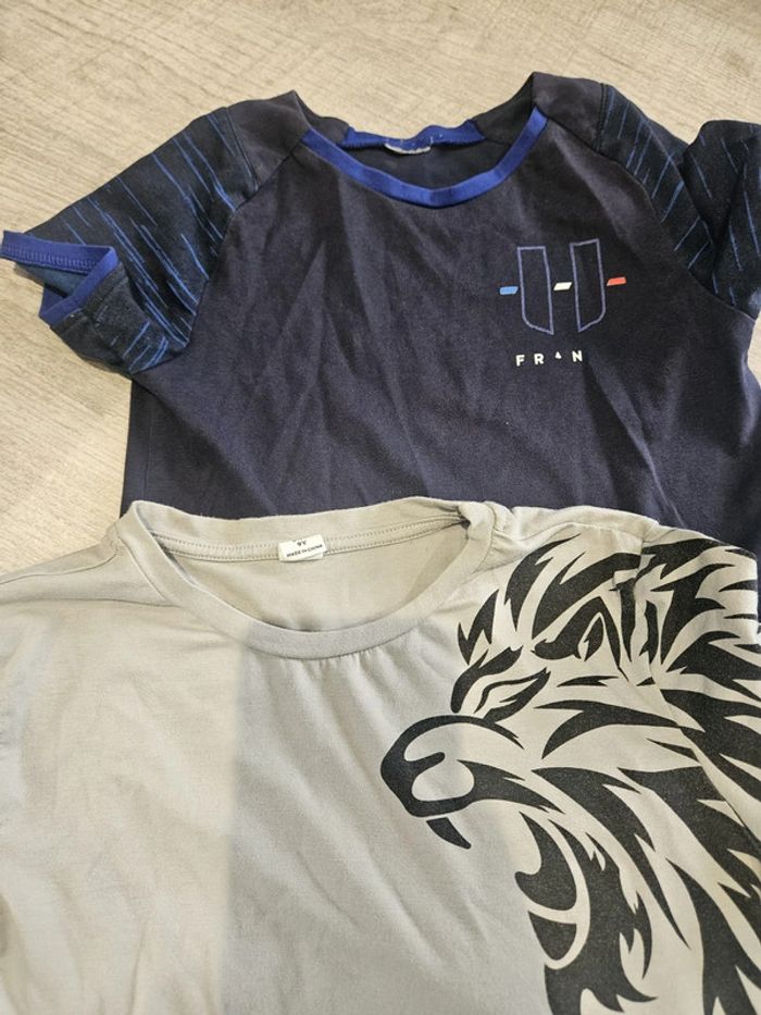 Lot de 3 tee short et un jogging 8ans - photo numéro 2