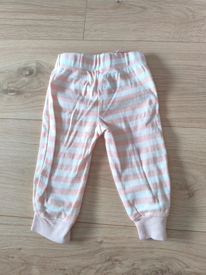 Jogging léger rose et blanc rayé Amazon Disney thème Alice aux Pays des Merveilles - Taille 12 mois - photo numéro 4