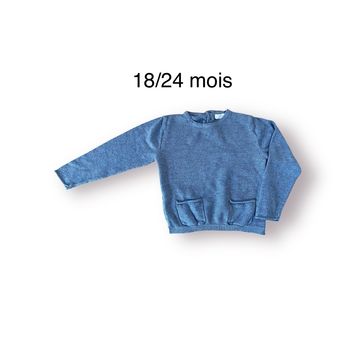 Mango Pull bleu Taille 18/24 mois