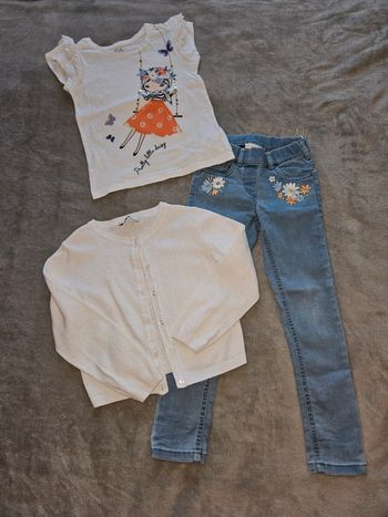 Ensemble C&A jean gilet 6 ans