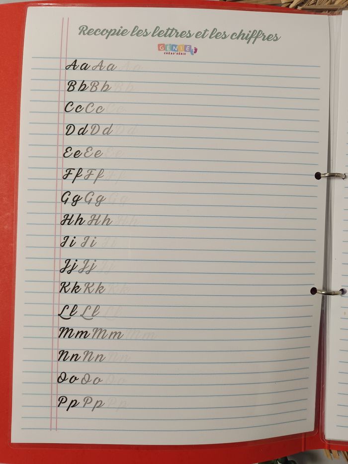 Mon classeur d'apprentissage. - photo numéro 2