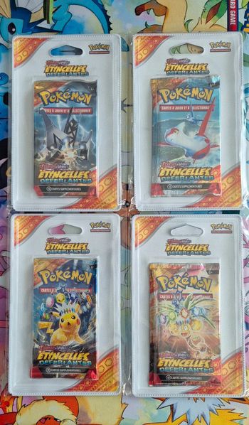 Artset blister plastique rigide – série EV8 Étincelles Déferlantes