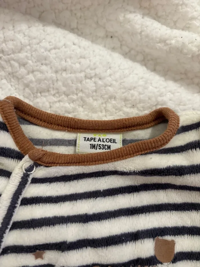 Pyjama bébé 1 mois tape à l’œil - photo numéro 3