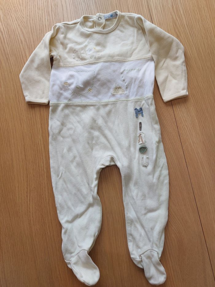 Lot 3 pyjamas 1 pièce 74cm/12m - photo numéro 8