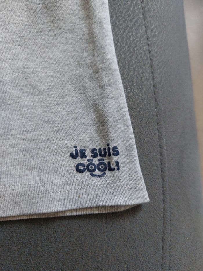 Tee-shirt manches longues col roulé Vertbaudet taille 10 ans - photo numéro 4