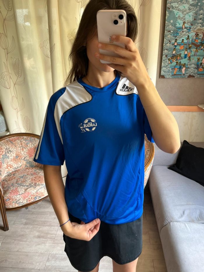 Tee-shirts maillot Foot adidas vintage y2k 2000yer - photo numéro 3