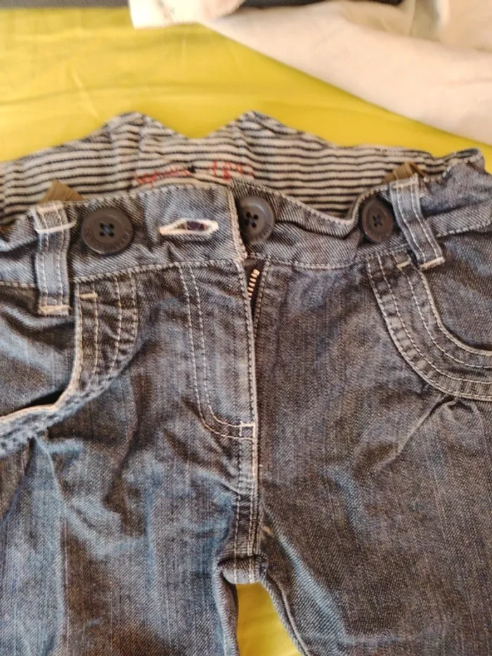 Pantalon jeans petit bateau - photo numéro 2