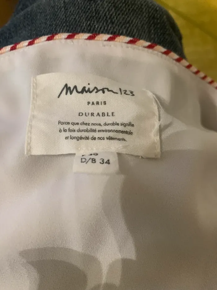 Chemisier maison123 blanche taille 36 Taille S manches longues - photo numéro 9