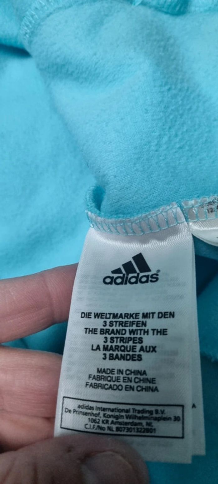 Sweat sport bleu adidas - photo numéro 4