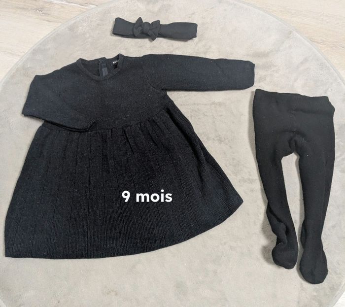 Ensemble robe + collant + bandeaux