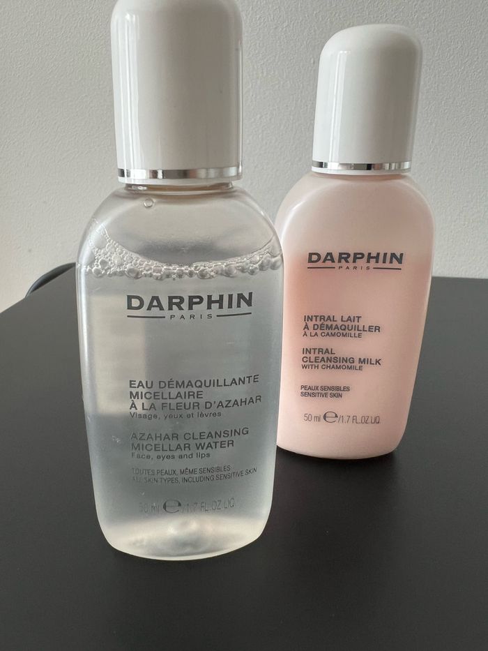 Lot Eau micellaire + lait démaquillant Darphin 50 ML