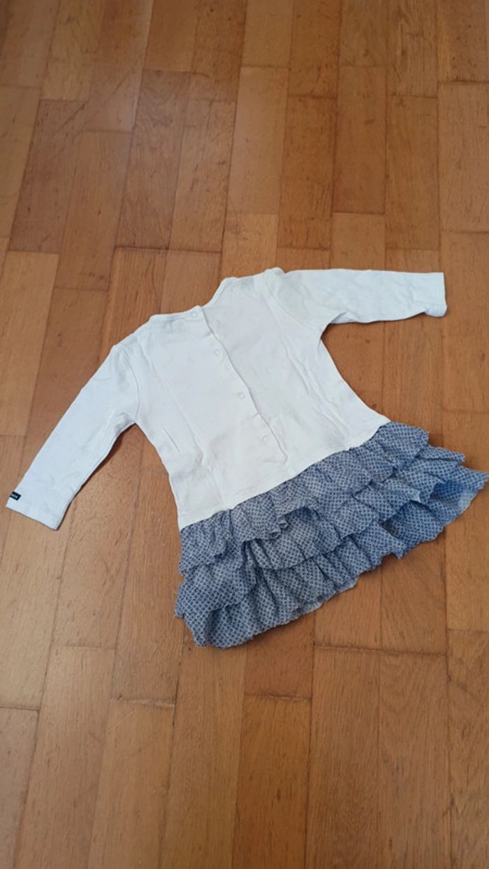Lot de 3 robes coton manches longues Miniman - photo numéro 5