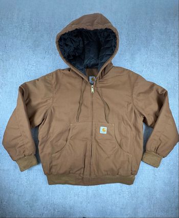Carhartt Active Jacket Style Reworked | Taille L | Brown Hamilton / Camel