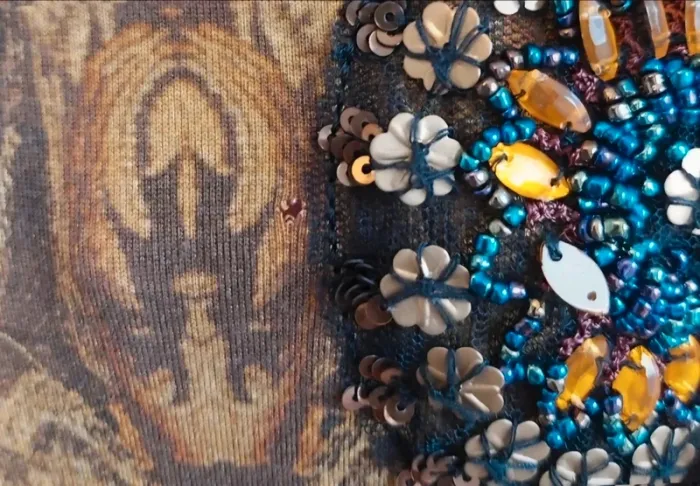 Robe mi saison desigual L - photo numéro 4