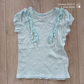 T-shirt turquoise 4ans