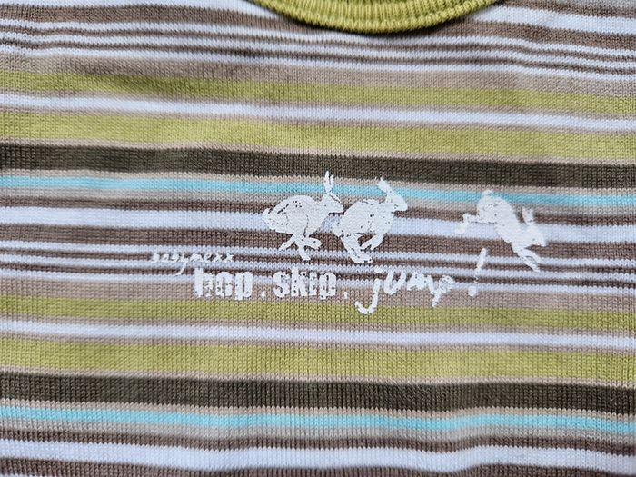 T.shirt manches longues rayé multicolore Mexx 6 mois - photo numéro 3