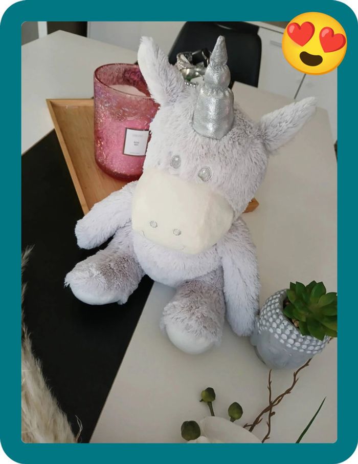 Péluche Licorne Atmosphèra🌿🎁 - photo numéro 4