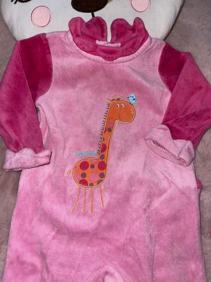 Lot de 2 pyjama velours 6mois - photo numéro 5