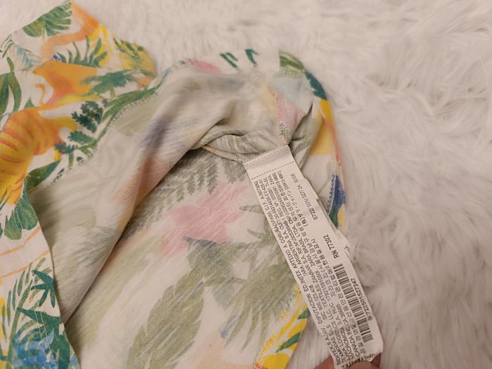 T-shirt jungle à manches courtes T. 18 - 24 mois Zara BabyGirl - photo numéro 7