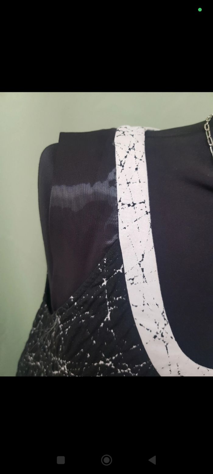 Tunique noire et blanche - Cop Copine - T36 - photo numéro 3