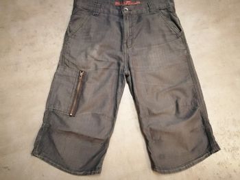 Bermuda long  Overgame gris taille 14 ans