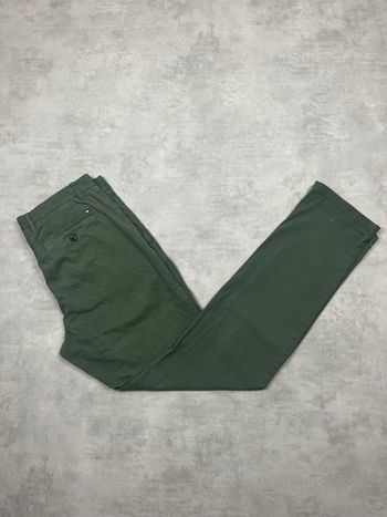 Chino Tommy Hilfiger vert kaki - Taille 40 homme