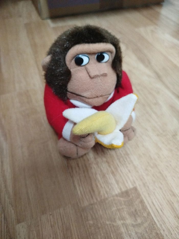 Singe vintage banane