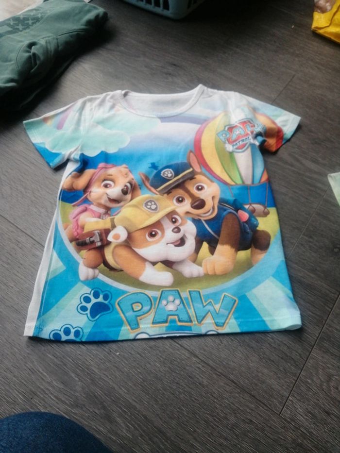 Tee shirt manche courte paw patrol 8A