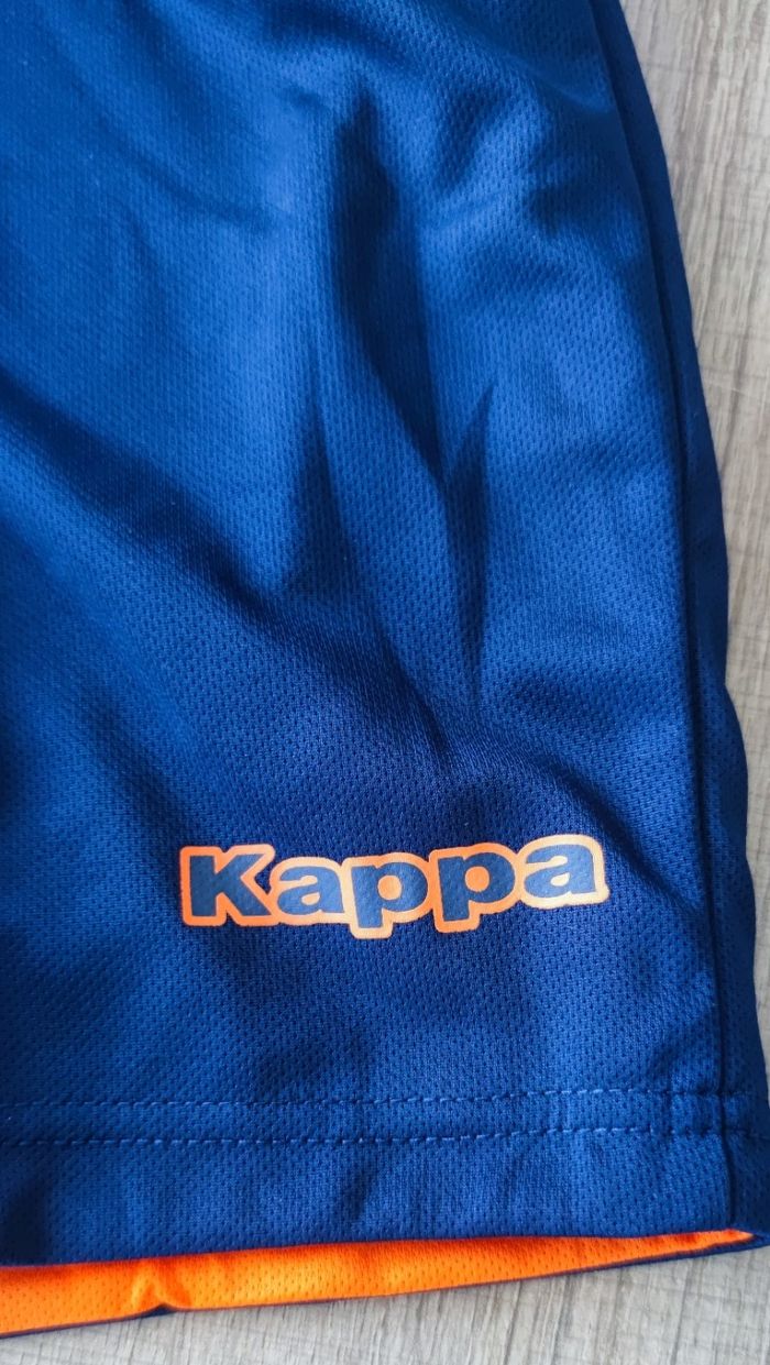 Short pour garçon marque kappa taille 8 ans couleur orange et bleu pour garçon - photo numéro 4