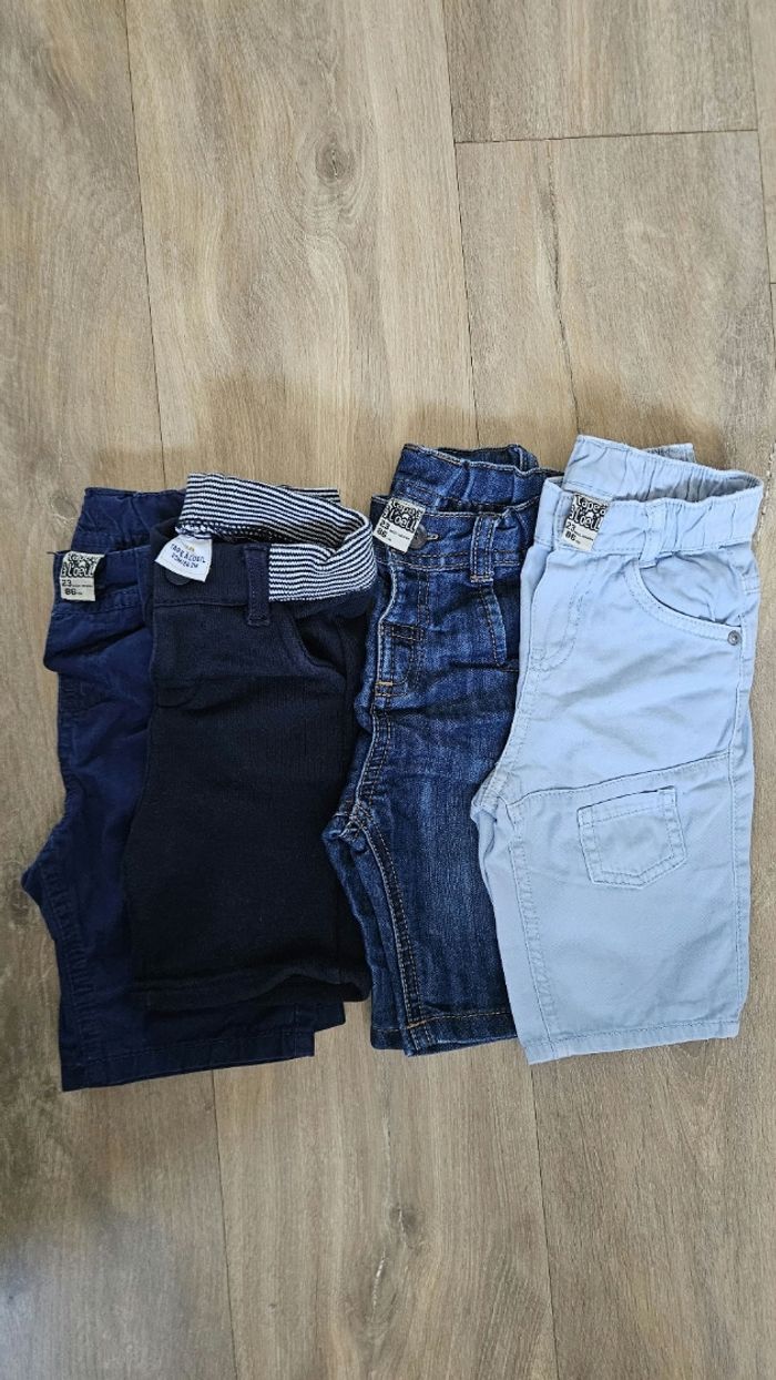 Lot de 4 shorts, taille 23 mois, Tape-à-l'oeil - photo numéro 3
