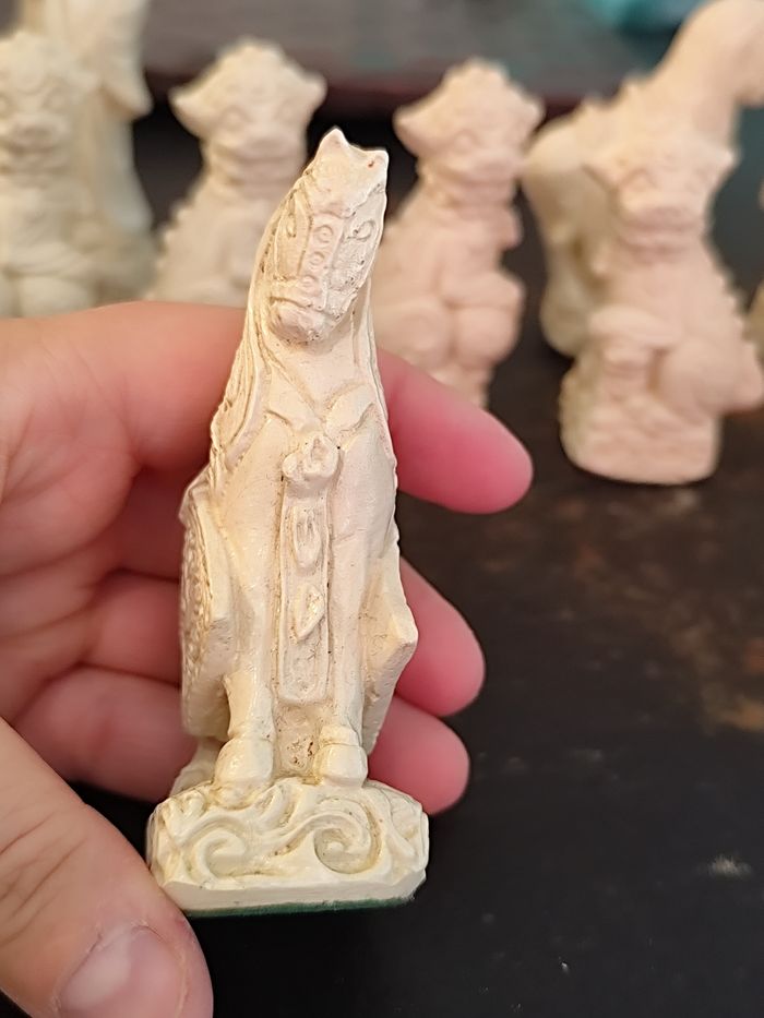 Jeu d'échecs décoratif style égyptien et asiatique - photo numéro 5