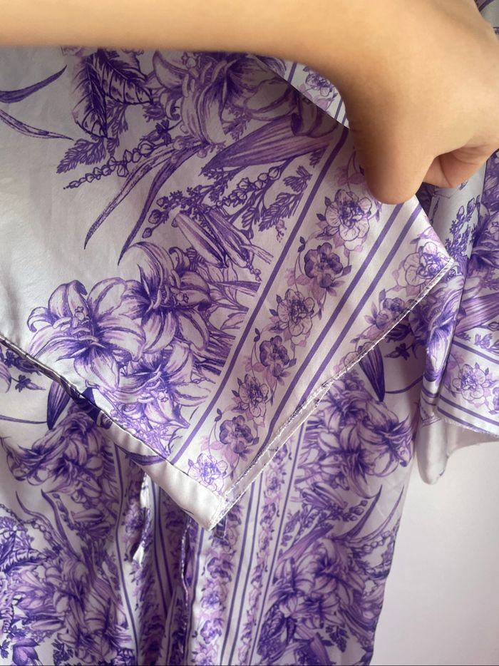 robe kimono violette - photo numéro 3