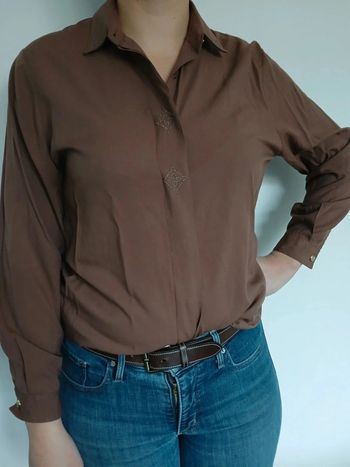 Chemisier vintage marron L