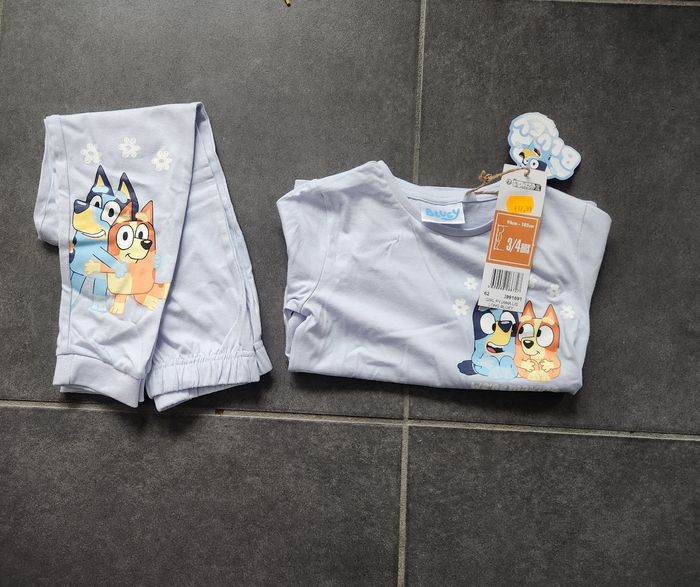 Pyjama coton Bluey taille 3 ans - photo numéro 4