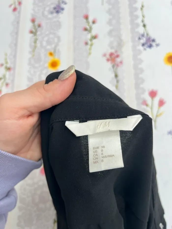 H&M - Haut top transparent chemise sans manches - photo numéro 4