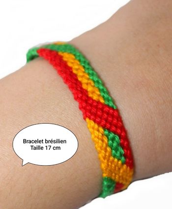 Bracelet brésilien taille 17 cm