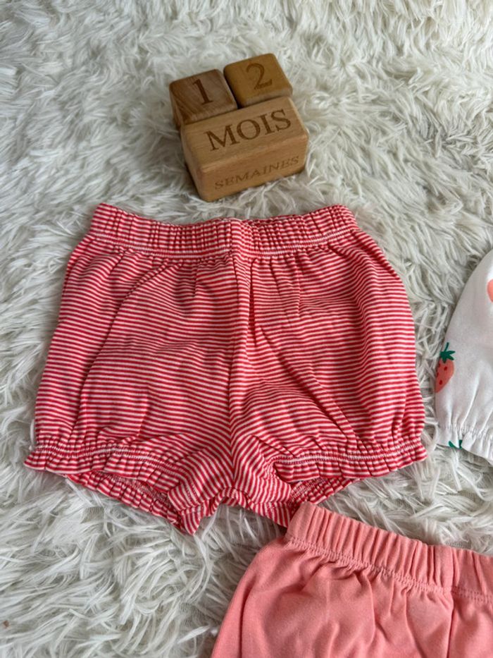Lot de 3 bloomers la redoute taille 12 mois - photo numéro 3