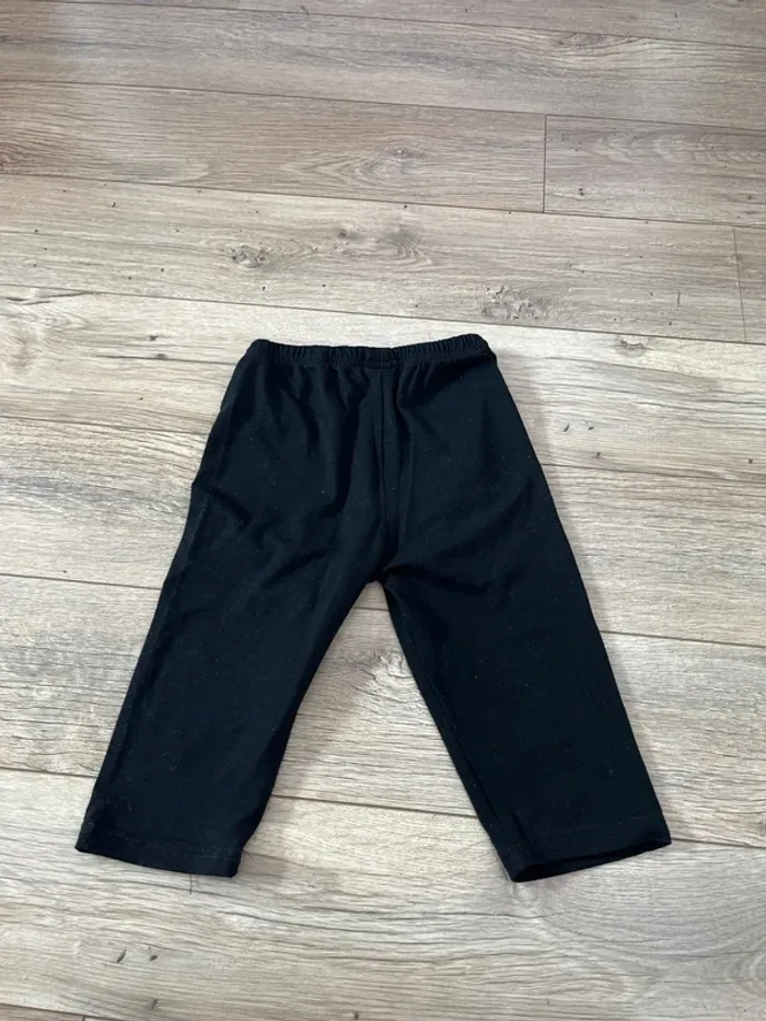 120cm - legging 3/4 genoux chat noir coton - photo numéro 3