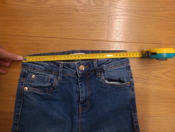 Jean taille haute cache cache