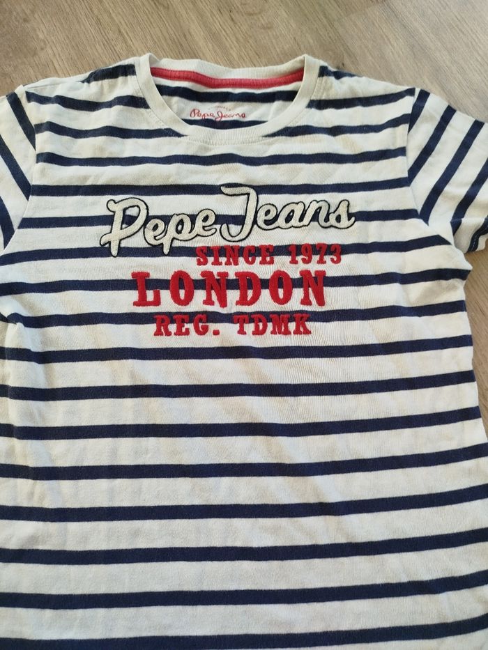 Tee-shirt garçon pepe jeans 8 ans - photo numéro 2