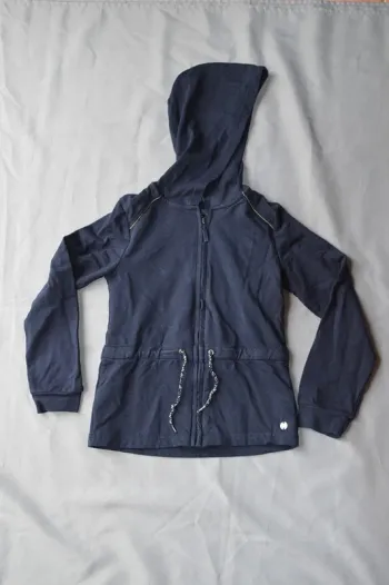 Gilet zippé Absorba marine 6 ans coton