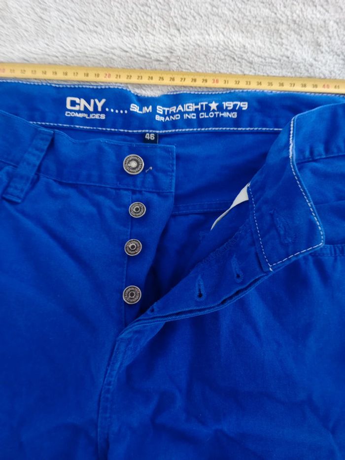 Bermuda homme 46 bleu électrique c85 - photo numéro 6